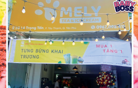 Đối tác Baby Boss - Mely: Chinh phục quận Tân Phú với hương vị kem Ý ngọt ngào
