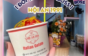 Kem Ý Gelato Baby Boss tại Bánh mì Hội An 1991 Cát Bà