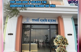 Kem Ý Gelato Baby Boss chính thức có mặt tại Vinhomes Royal Island Vũ Yên, Hải Phòng