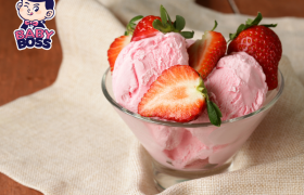 Kem dâu tây Gelato Baby Boss hương vị Đà Lạt